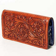 American Darling Hand Tooled Genuine Leather Western Wallet ADBGZ626