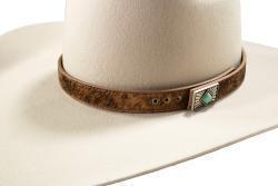 3D Belt Co Calf Hair Hatband D740002502