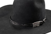 3D Black Embossed Ace Card Hatband D740003801