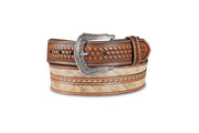 3D Men's Calf Hair Inlay Belt D100021902