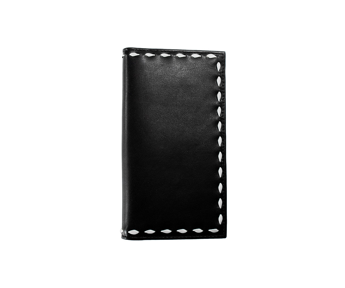 3D Men's Black Buck Stitch Rodeo Wallet D250017901