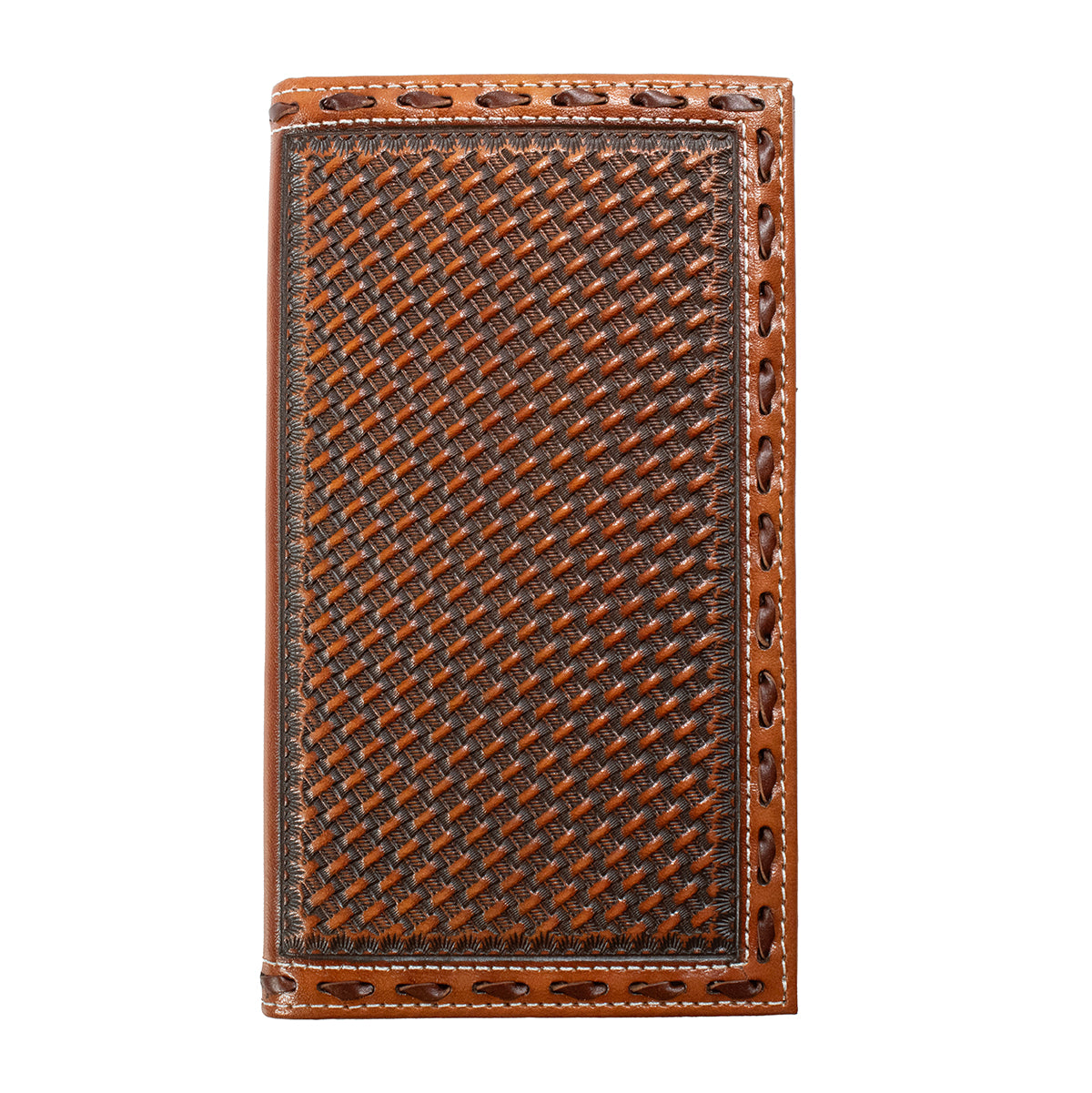 3D Belt Co Basket Weave Rodeo Wallet D250017702