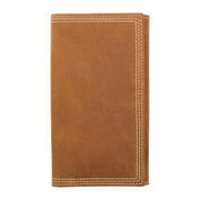 3D Belt Brown Triple Stitch Rodeo Wallet D250017644