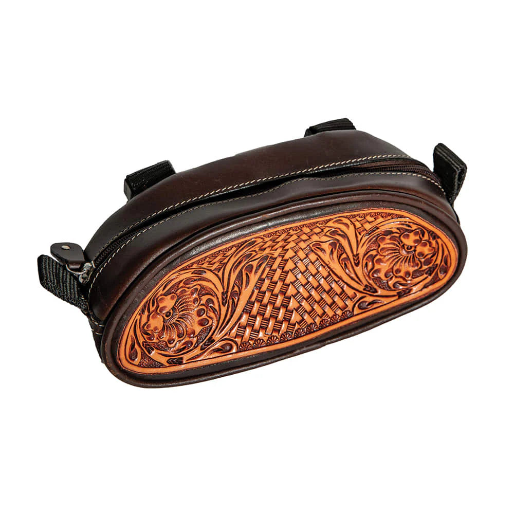 Professional's Choice Tooled Leather Pommel Bag 3PPB