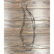 ISAC Trading 2-Strand Navajo Bead Necklace 735576