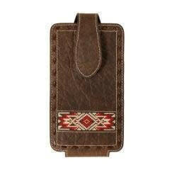3D Aztec Embroidered Cell Phone Case.