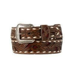 3D Scroll Burgundy Underlay Belt.
