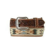 3D Men's Woven Inlay Belt.