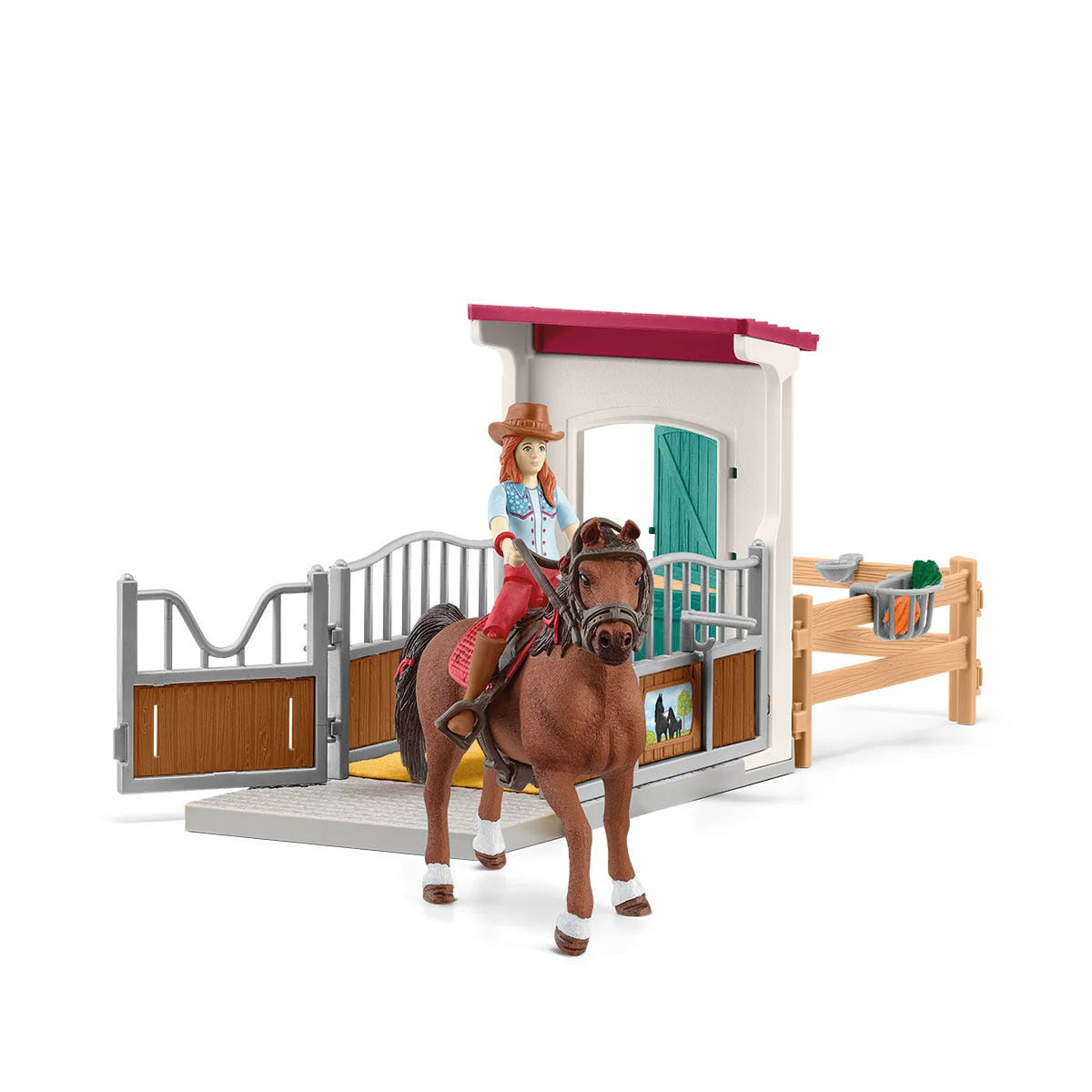Schleich Horse Box with Horse Club Hannah and Cayenne 42710