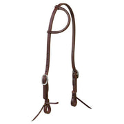 Weaver Working Tack Single-Ply 5/8" Sliding Ear Headstall with Tie Ends 10-0508