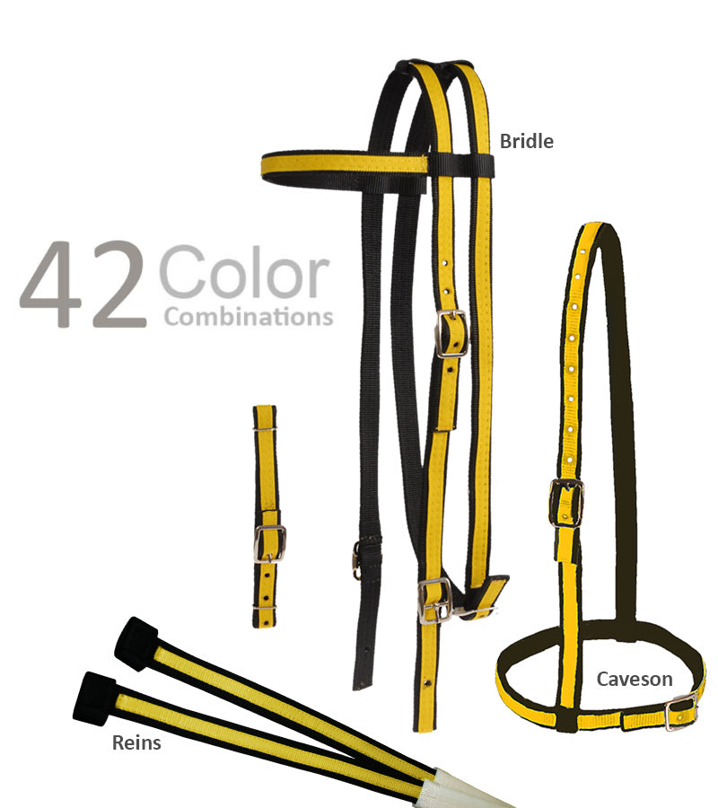 Jacks Nylon Race Bridle Set 453