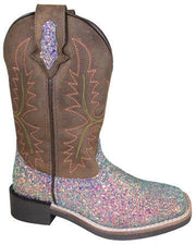 Smoky Mountain Children's Glitter Western Boot.