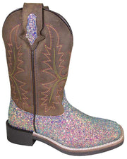 Smoky Mountain Youth Pastel Glitter Crazy Horse Boots 3077Y
