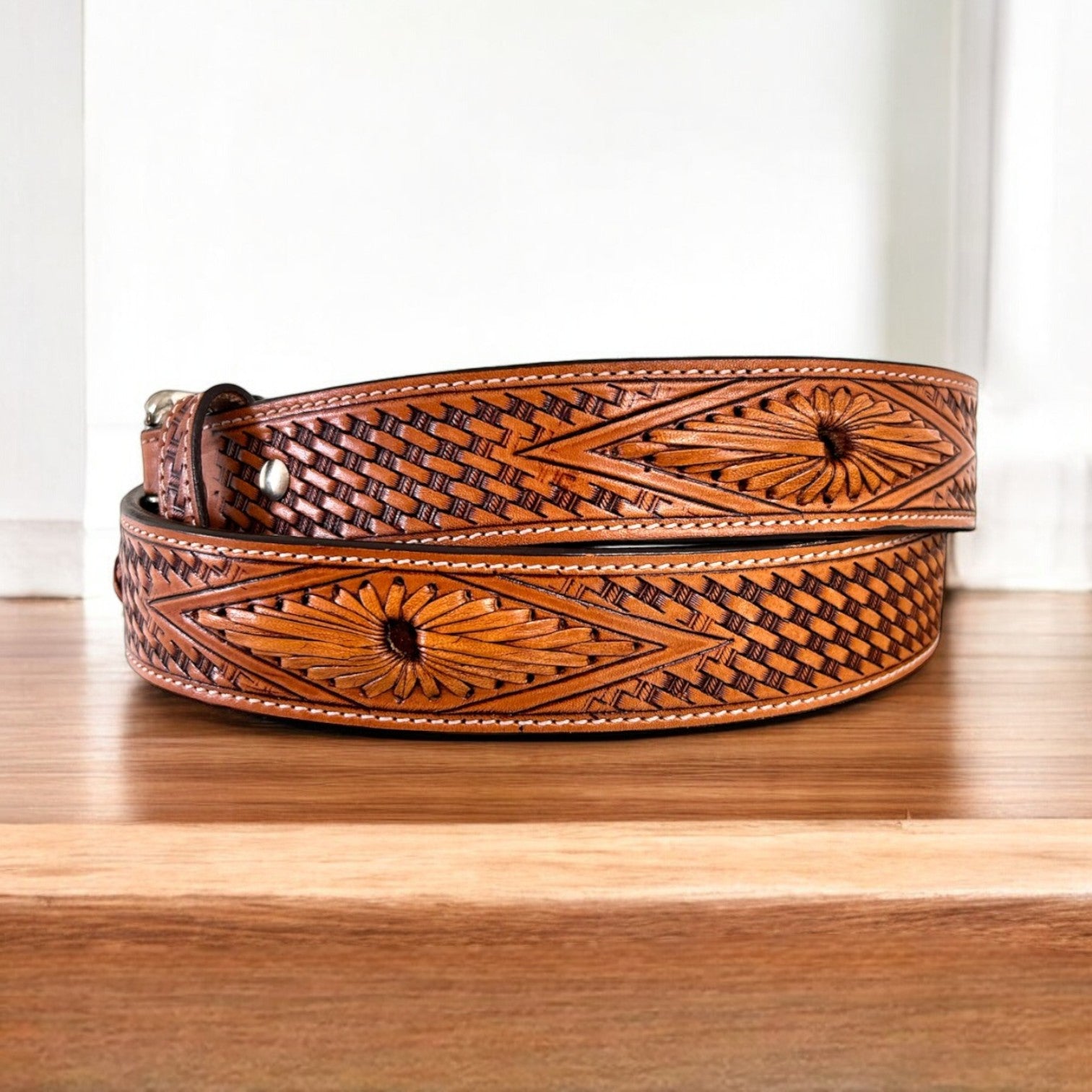 Twisted X Men's Basket Weave Western Belt