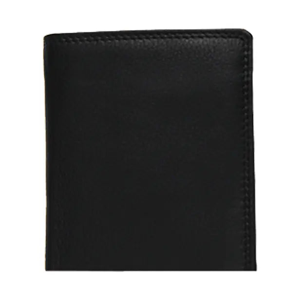 Rugged Earth Black Leather Wallet 880005