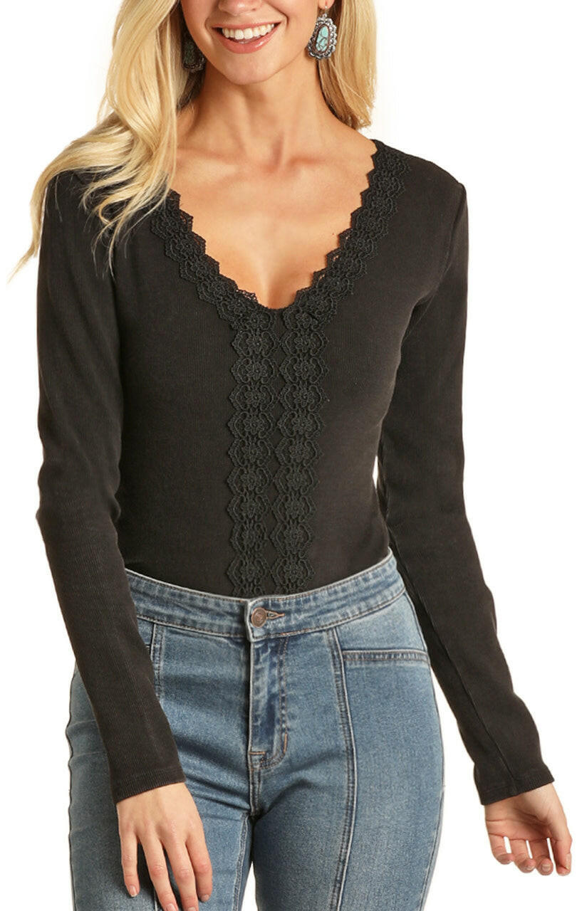 Rock & Roll Cowgirl Ladies Bodysuit C3.