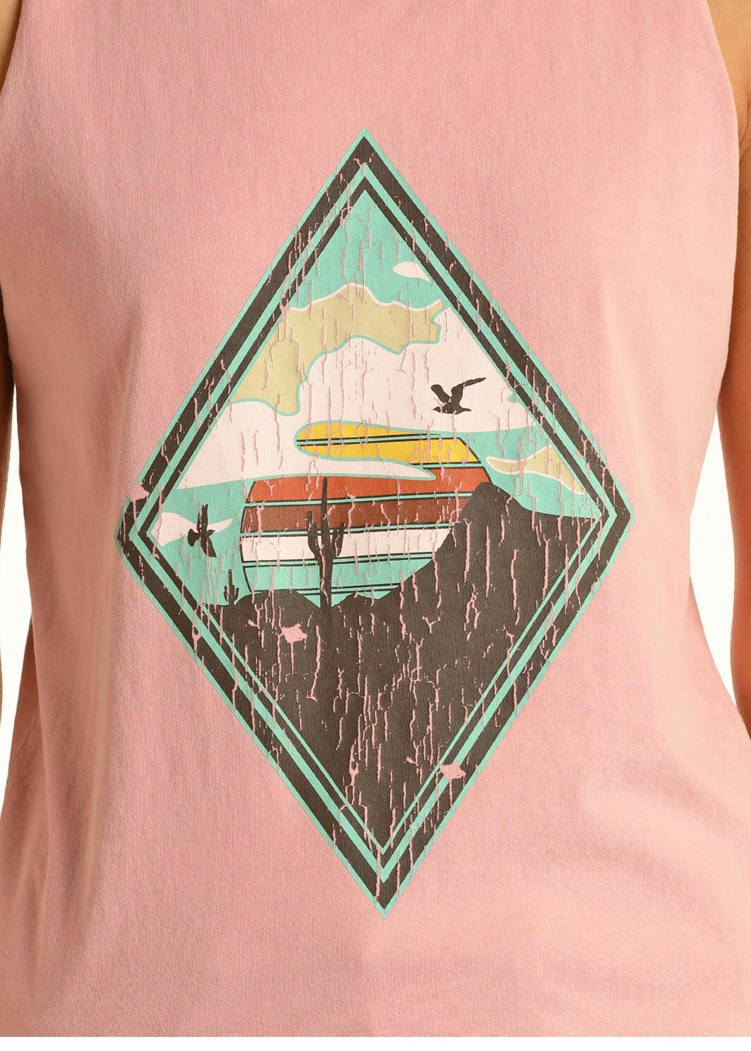 Women's Desert Scene Tank C3 Size Large.