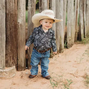 Shea Baby Infant Boy's Paisley Bodysuit.