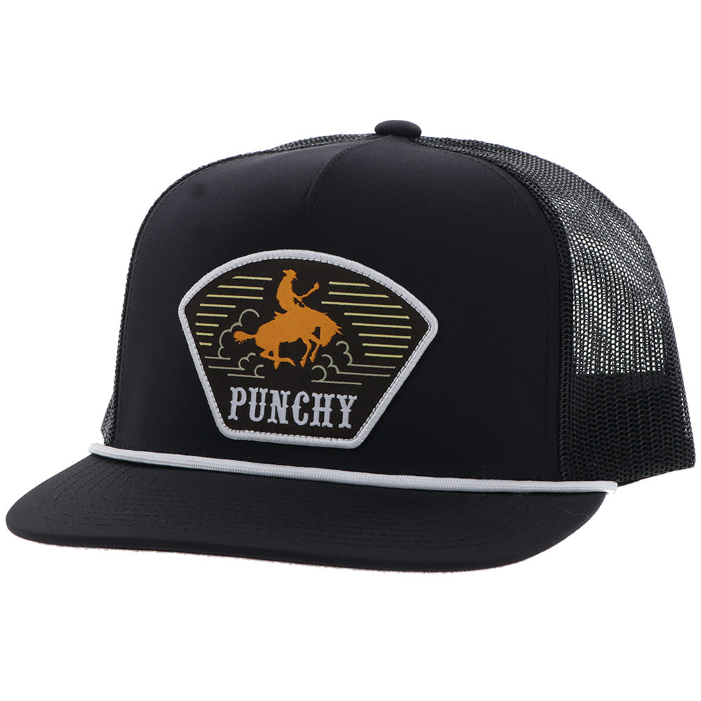 Hooey Punchy Cavvy Black Trucker Cap 5034T-BK