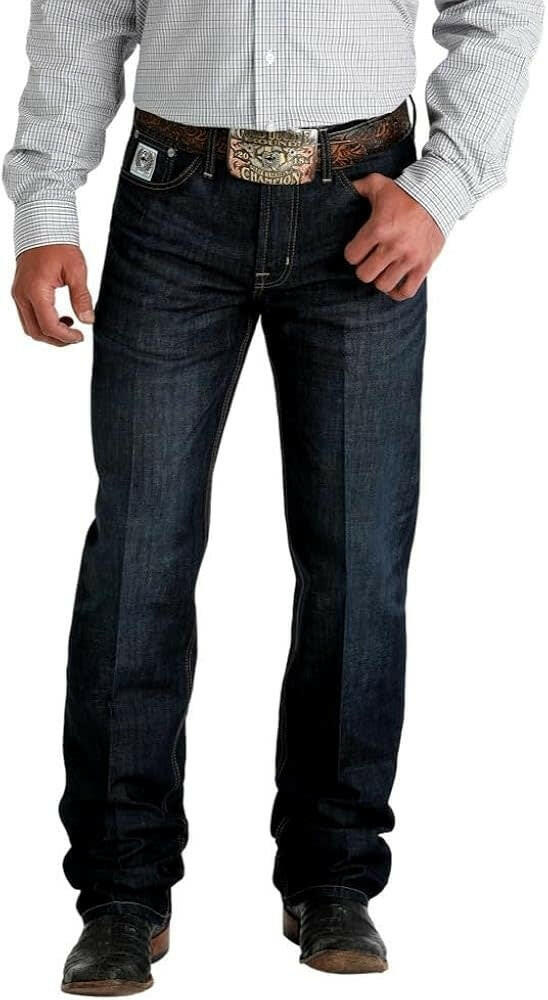 Cinch Men's Dark Wash White Label Jean.