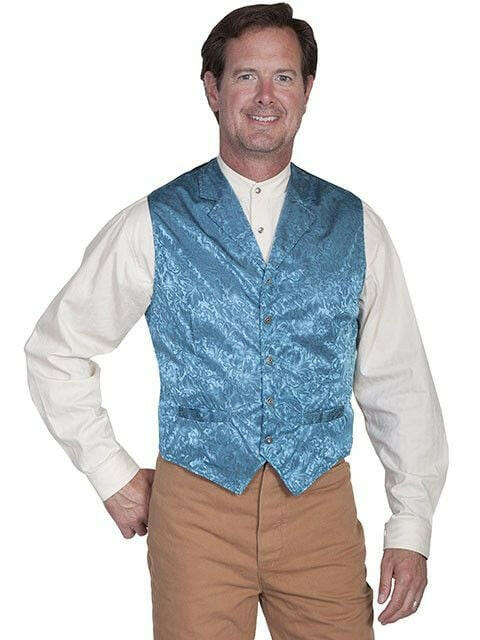 Wahmaker Men's Silk Paisley Vest.