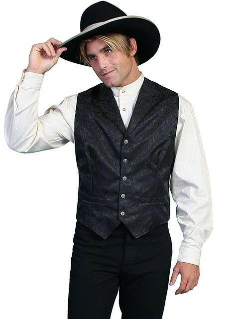 Wahmaker Men's Silk Paisley Vest.