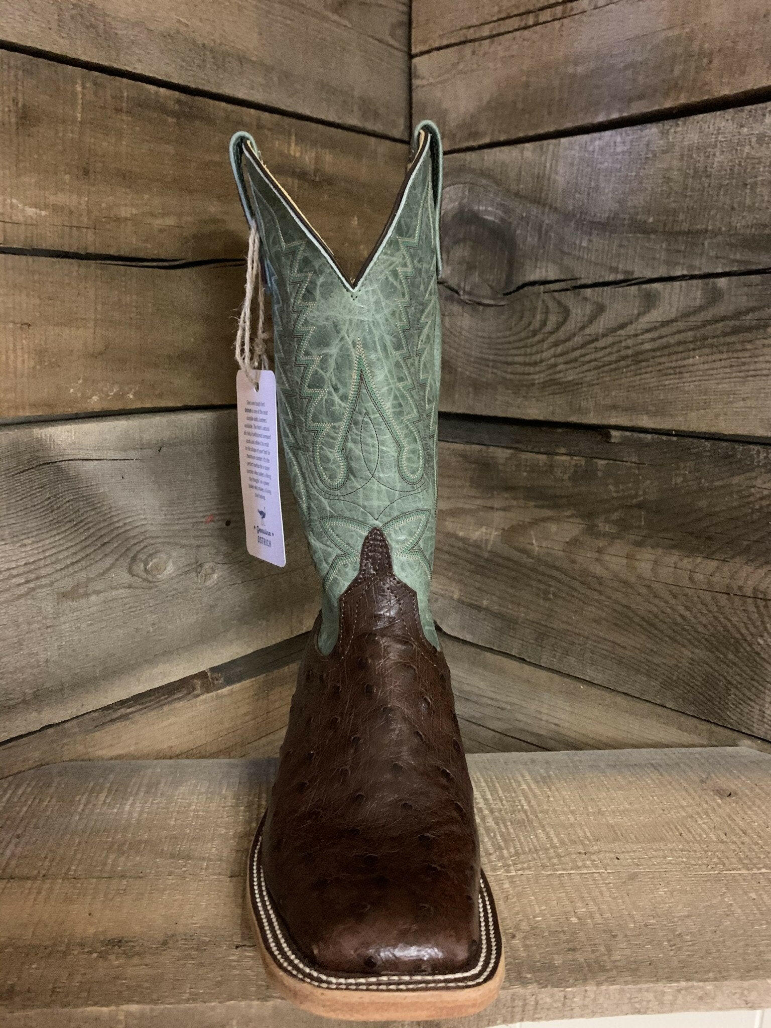 Anderson Bean Men's Full Quill Americano Ostrich.