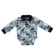 Shea Baby Boy's Vegas Cowboy Onesie ONELS15
