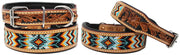Challenger Tooled and Beaded Collar 60163