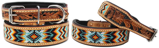 Challenger Tooled and Beaded Collar 60163