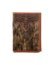 Nocona Men’s Calf Hair Tri-Fold Wallet N500048402