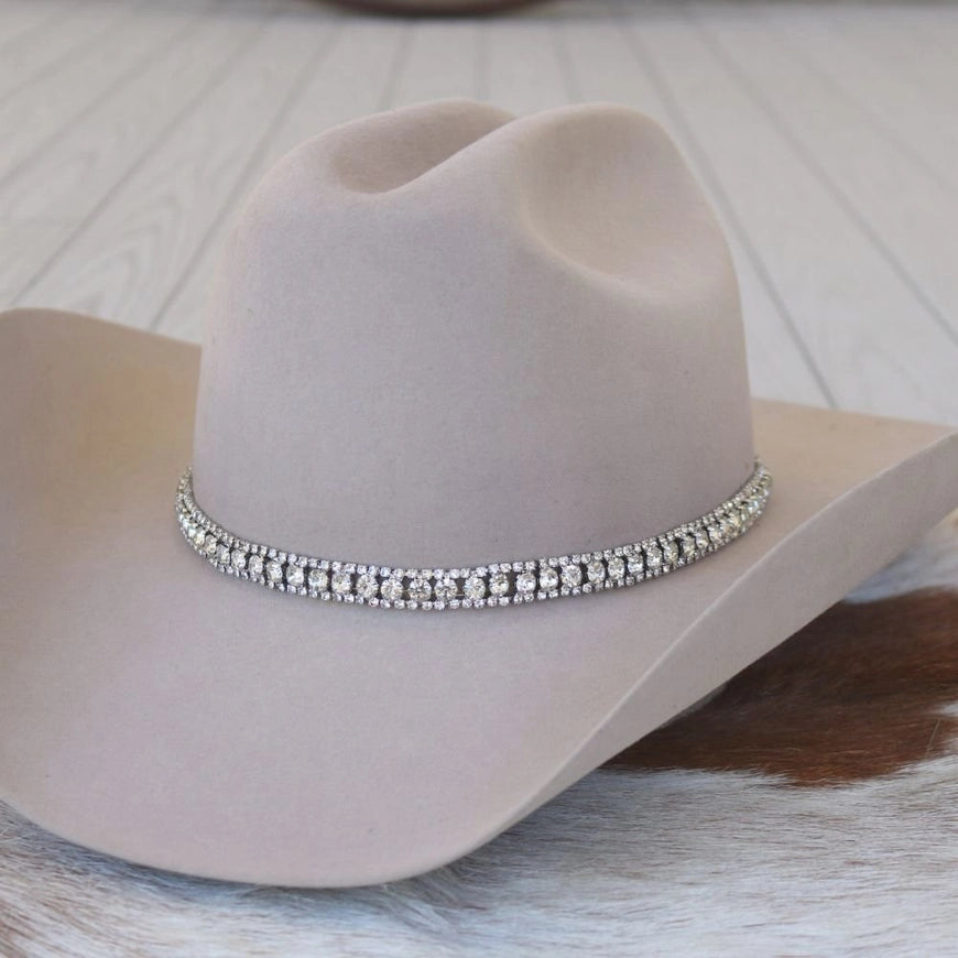 Willow Lane Hat Co. The Monroe Rhinestone Bling Hat Band HB61-6C
