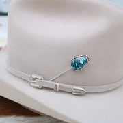 Willow Lane Hat Co. Blue Matrix Hat Pin WL-PIN21