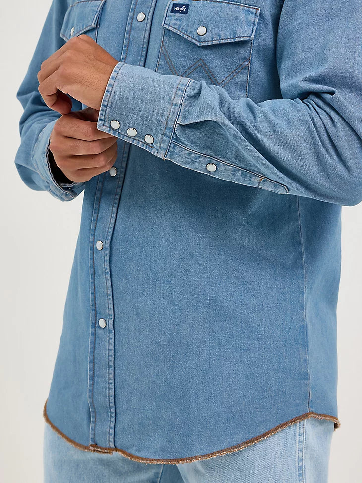 Wrangler Men's Cowboy Cut Snap Front Shirt.