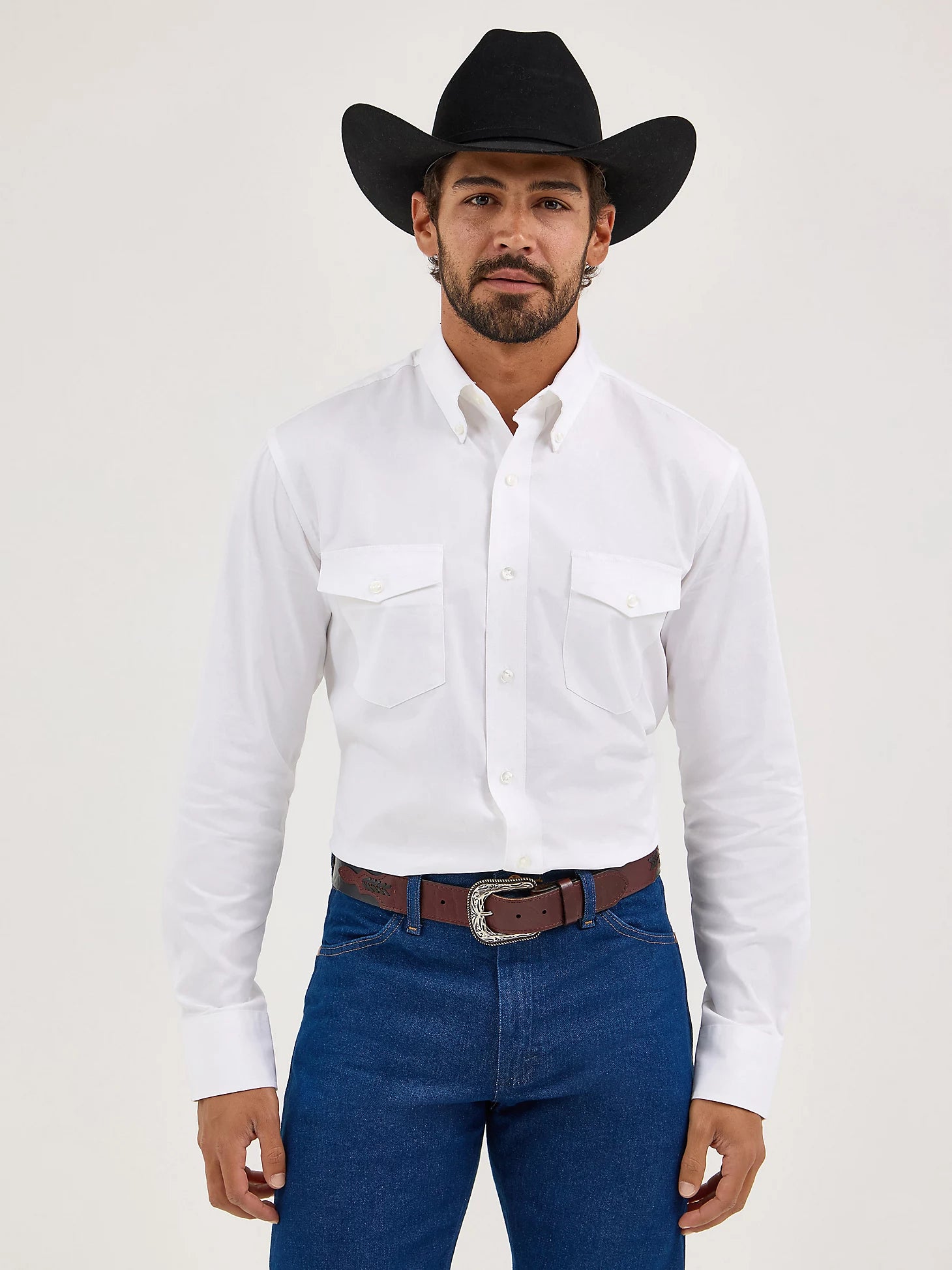 Men's Wrangler Painted Desert Button Down Work Shirt 71135CH
