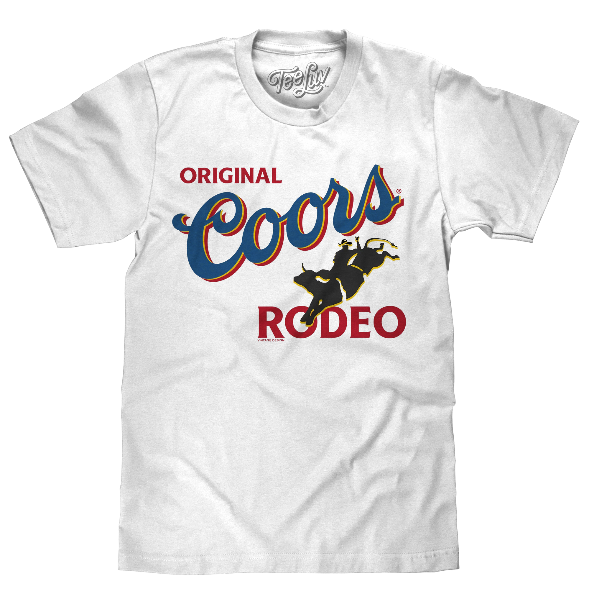 Tee Luv Coors Bullrider Wht SS Tee 72263