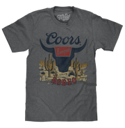 Tee Luv Men's Coors Desert Scene Grey Tee 73205 C4