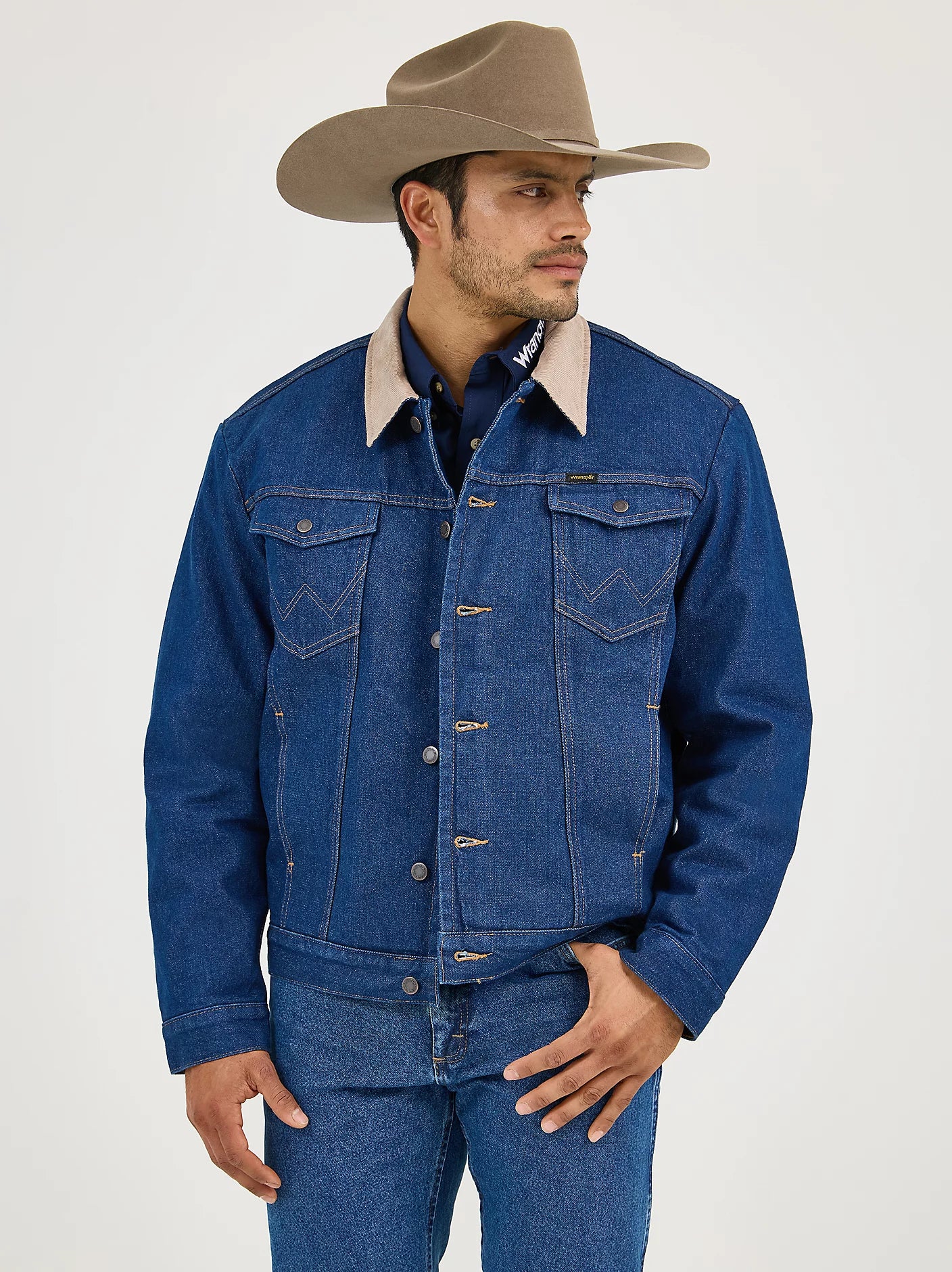 Wrangler Men's Blanket Lined Denim Jacket 74260PW