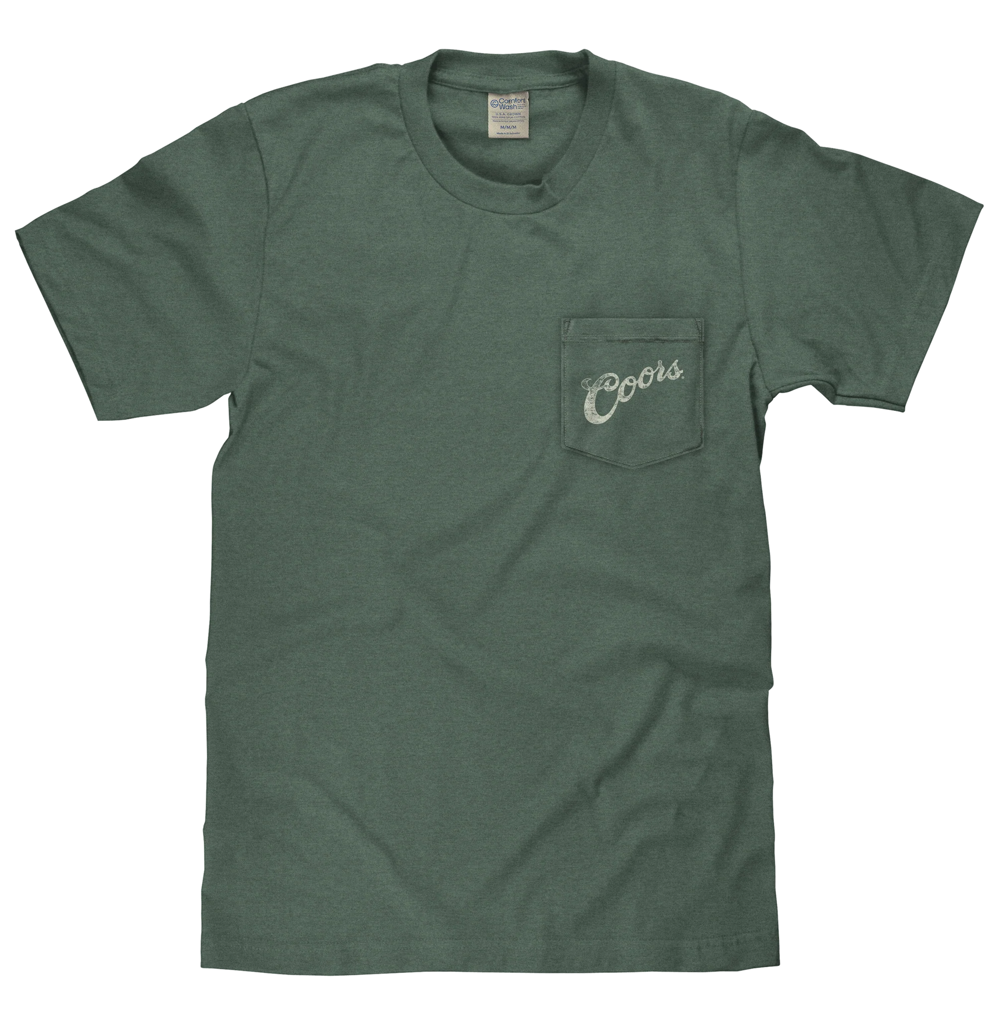 Tee Luv Men's Coors Green Bronc Tee 74812