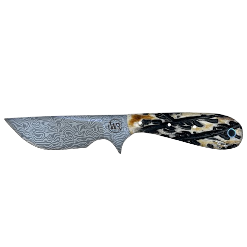 Whiskey Bent Burnt Bone Ciervo Skinner Knife WB75-19