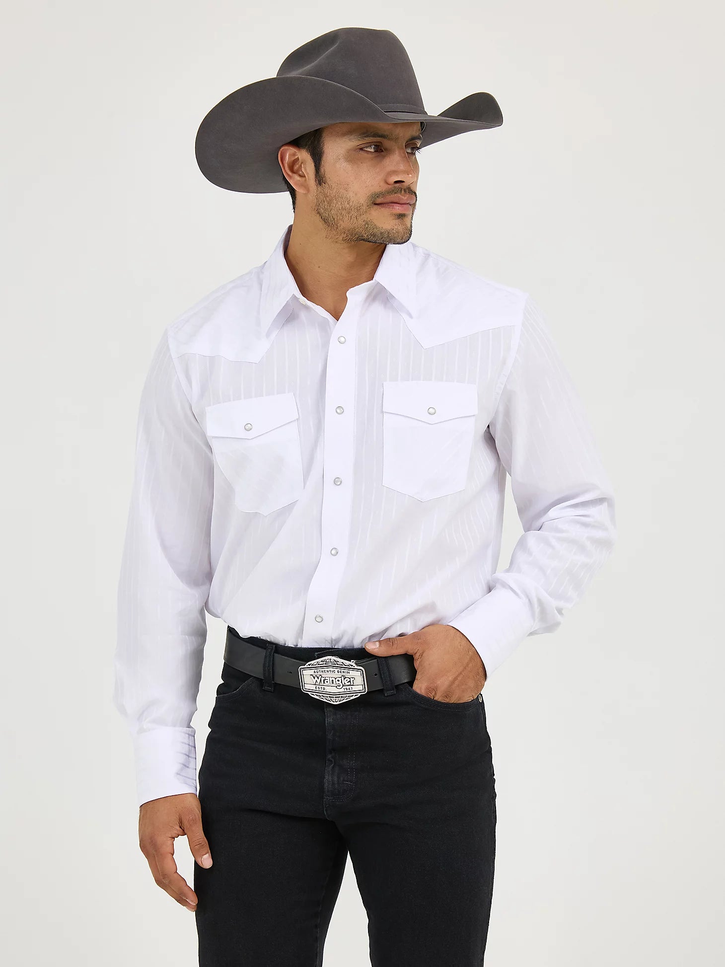 Men's Wrangler Sport Western Snap Front Shirt 75221WH
