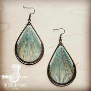 The Jewelry Junkie Large Woven Teardrop Earrings