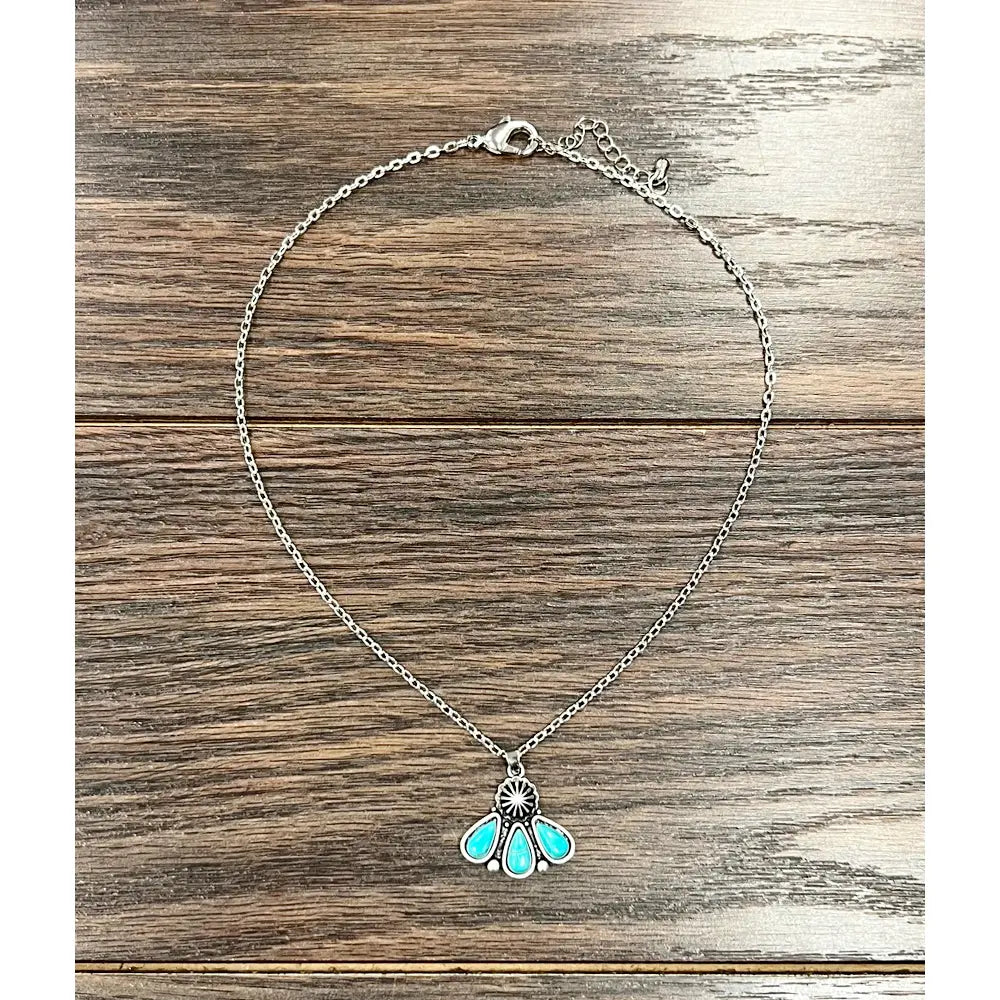 Isac Trading Turquoise Necklace 735927