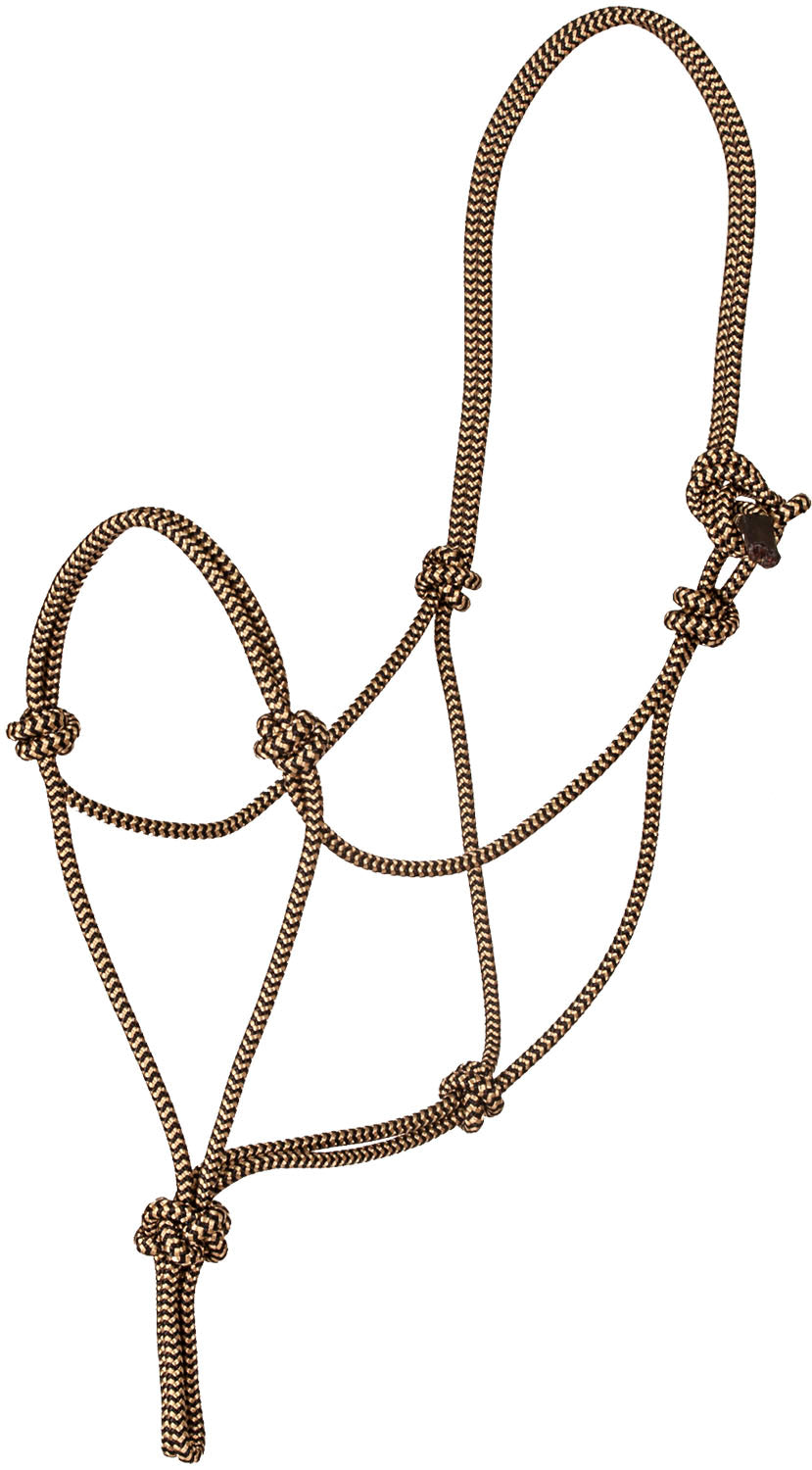 Mustang Manufacturing Premium Nylon Rope Halter 8026
