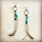 The Jewelry Junkie Leather Fringe Earrings 218Q