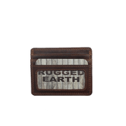 Rugged Earth Men's Leather Credit Card Wallet.