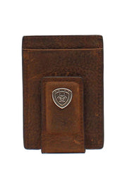 Ariat Men's Leather Money Clip Wallet A35123282