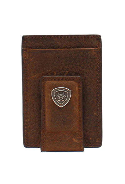 Ariat Men's Leather Money Clip Wallet A35123282
