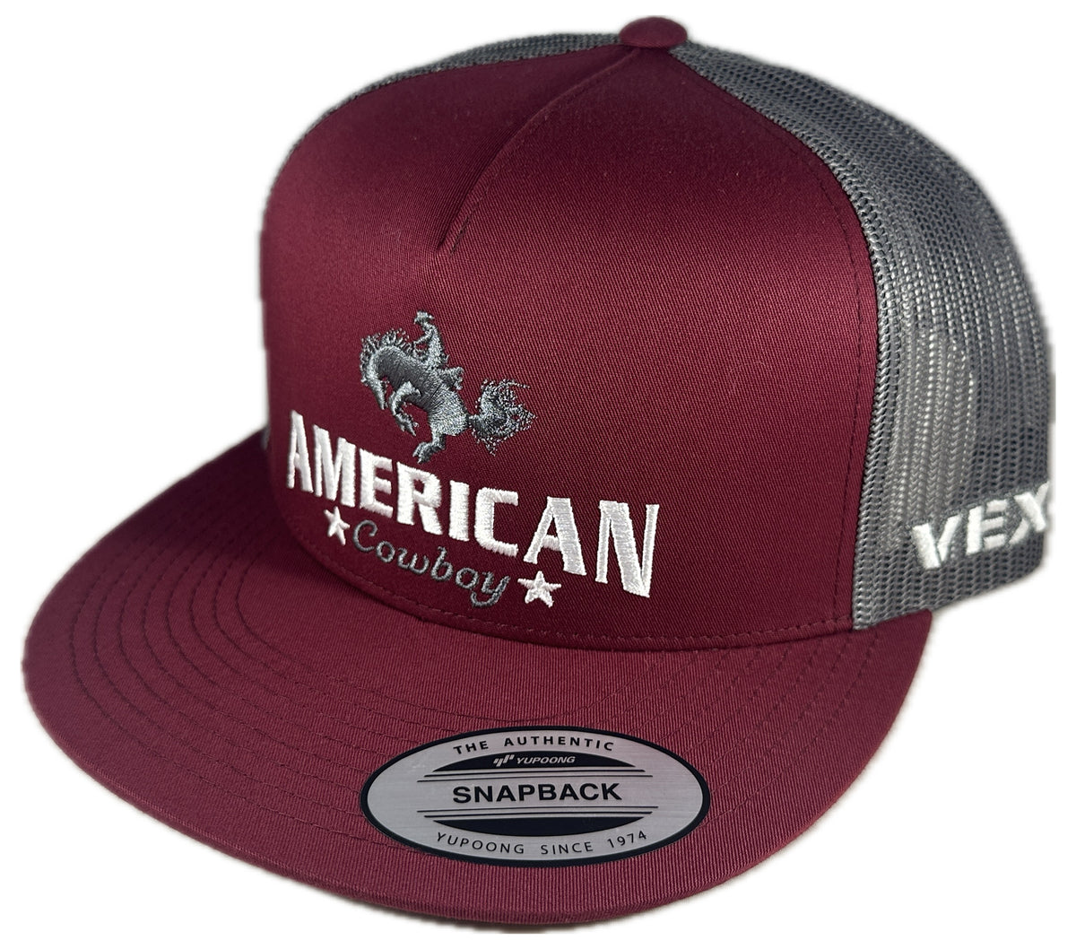 Vexil American Cowboy Bronc Red Berry Cap HT-425-007