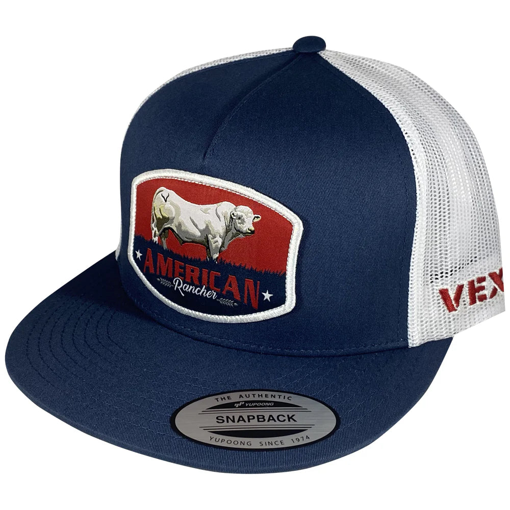 Vexil American Rancher Charolais Navy Cap HT-420-005